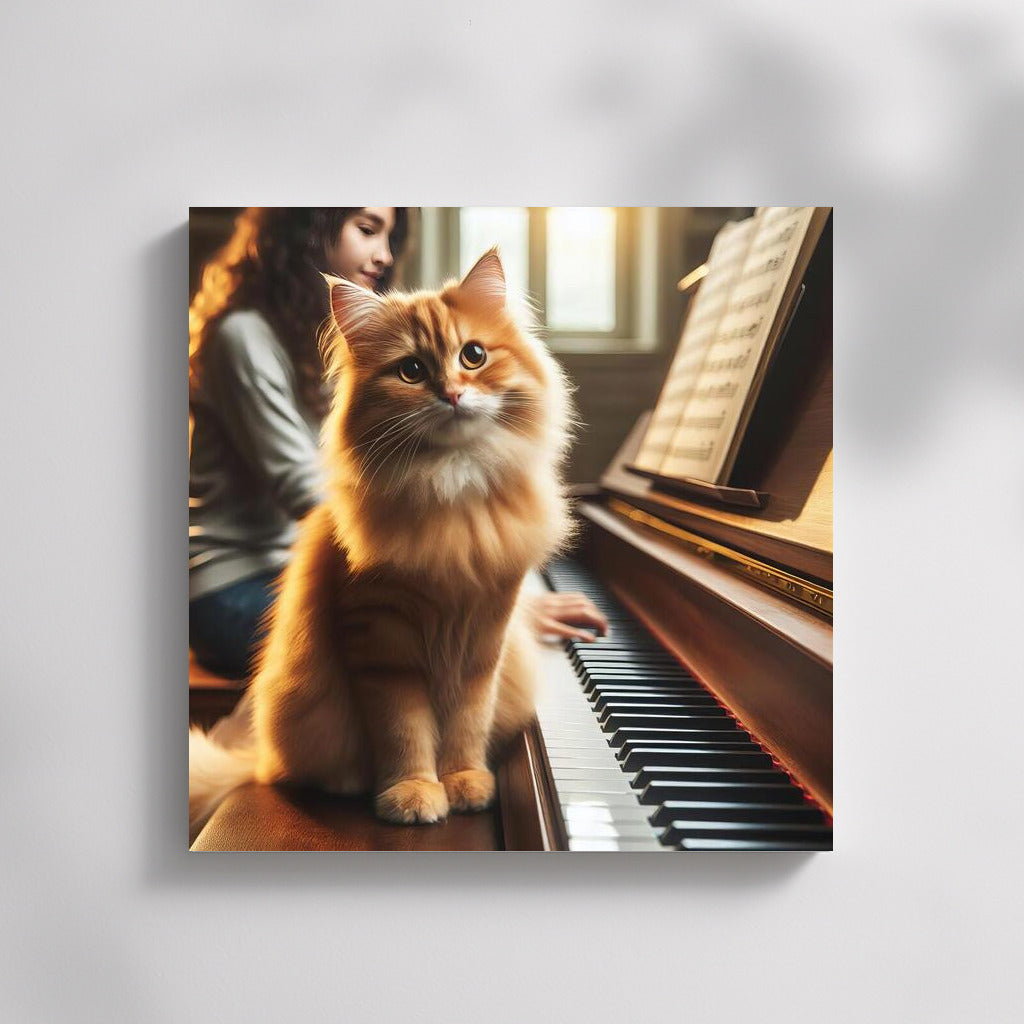Maestro Meow: Cat in the Music Studio