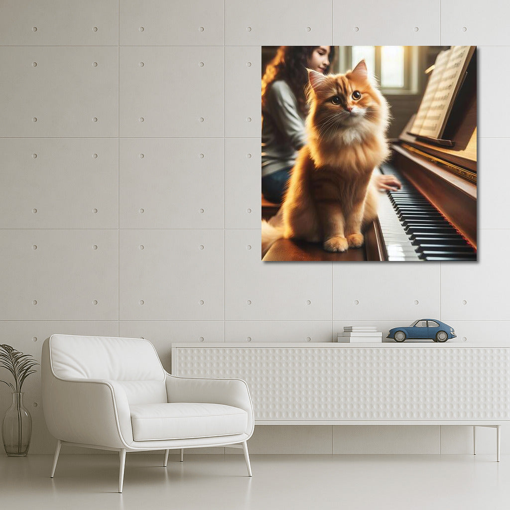Maestro Meow: Cat in the Music Studio