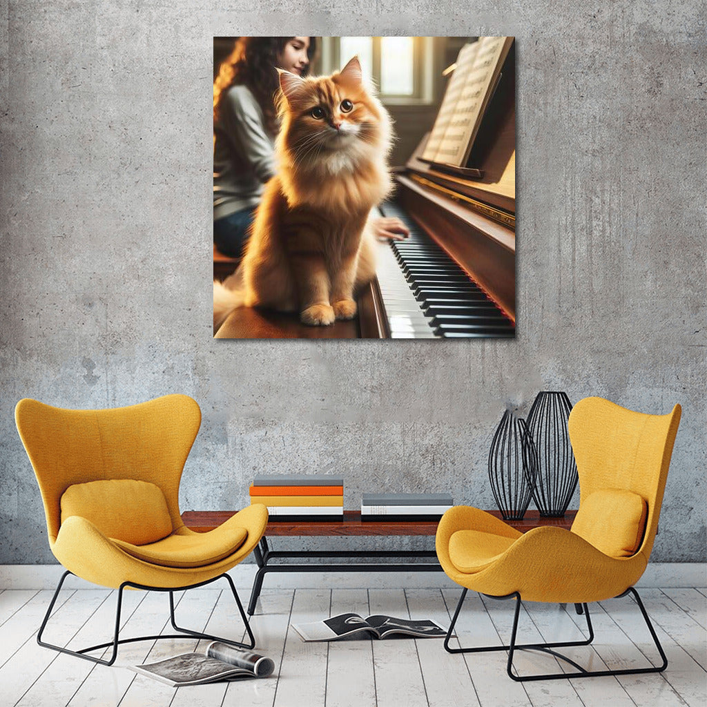 Maestro Meow: Cat in the Music Studio