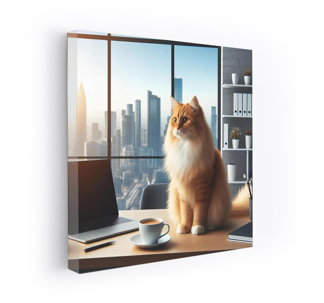 Office Cat: Peace and Comfort for the Workspace