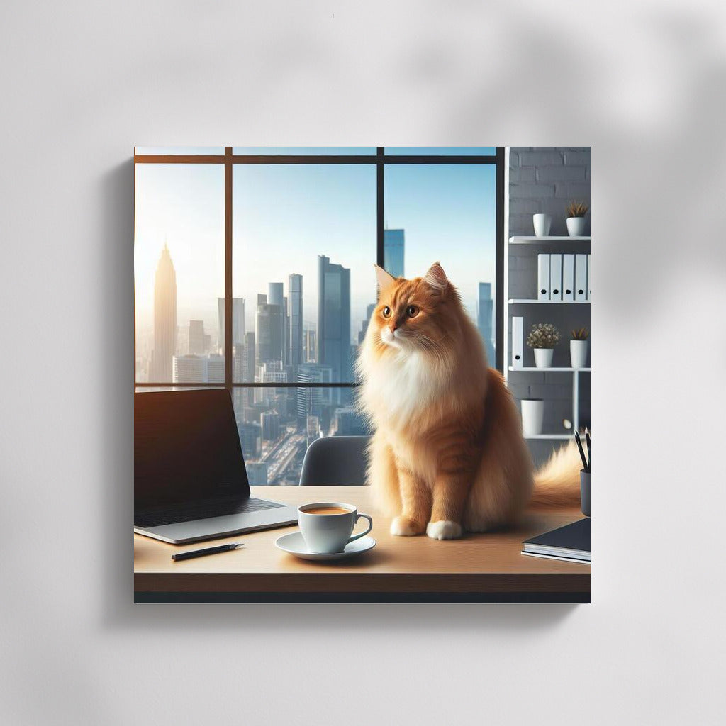 Office Cat: Peace and Comfort for the Workspace