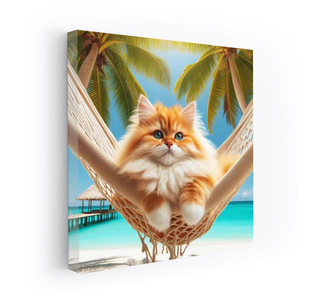 Cat in a Tropical Paradise: Comfort and Exotics for Your Interior
