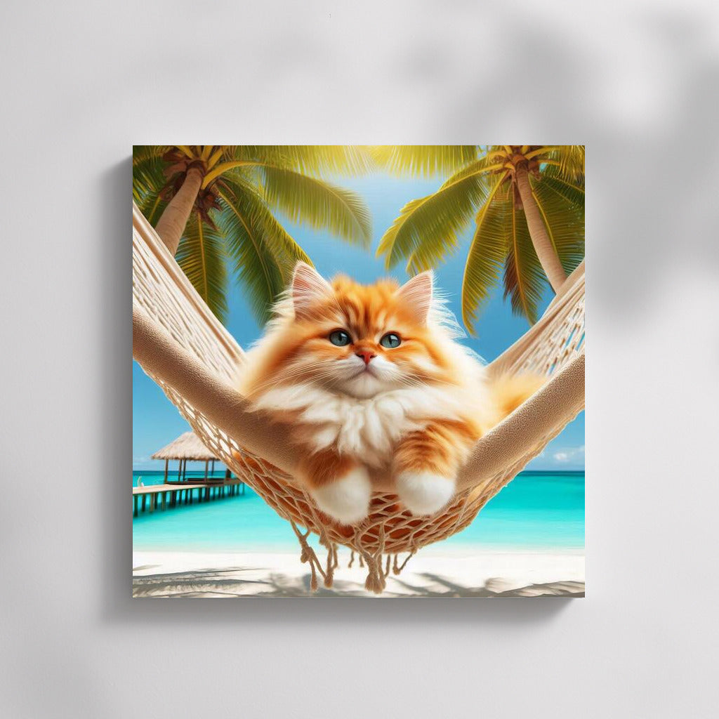 Cat in a Tropical Paradise: Comfort and Exotics for Your Interior