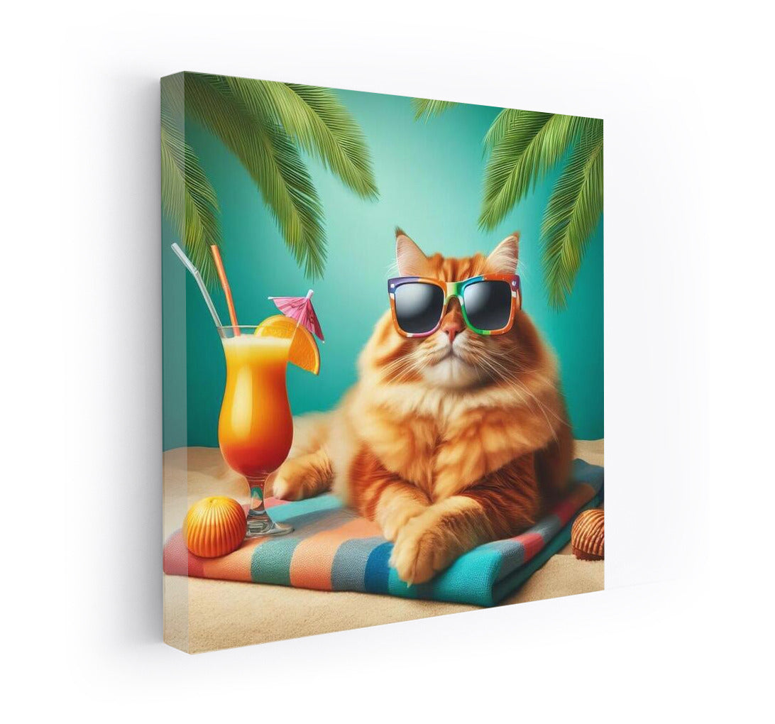 Cat on a Fashion Beach: Style and Cocktails under the Palms