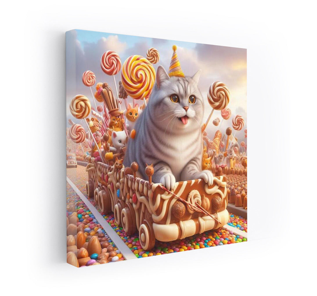 Cat in the Chocolate Candy Parade: Sweet Fantasy