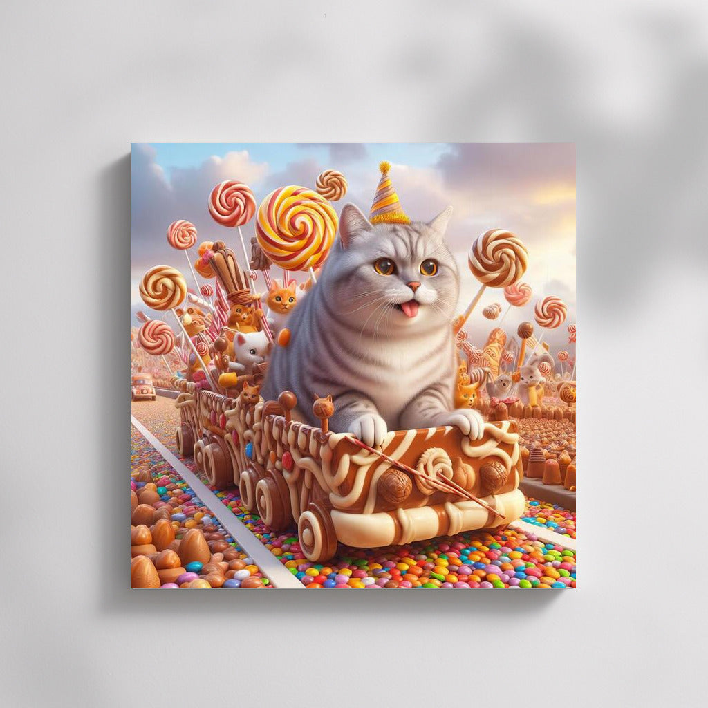 Cat in the Chocolate Candy Parade: Sweet Fantasy