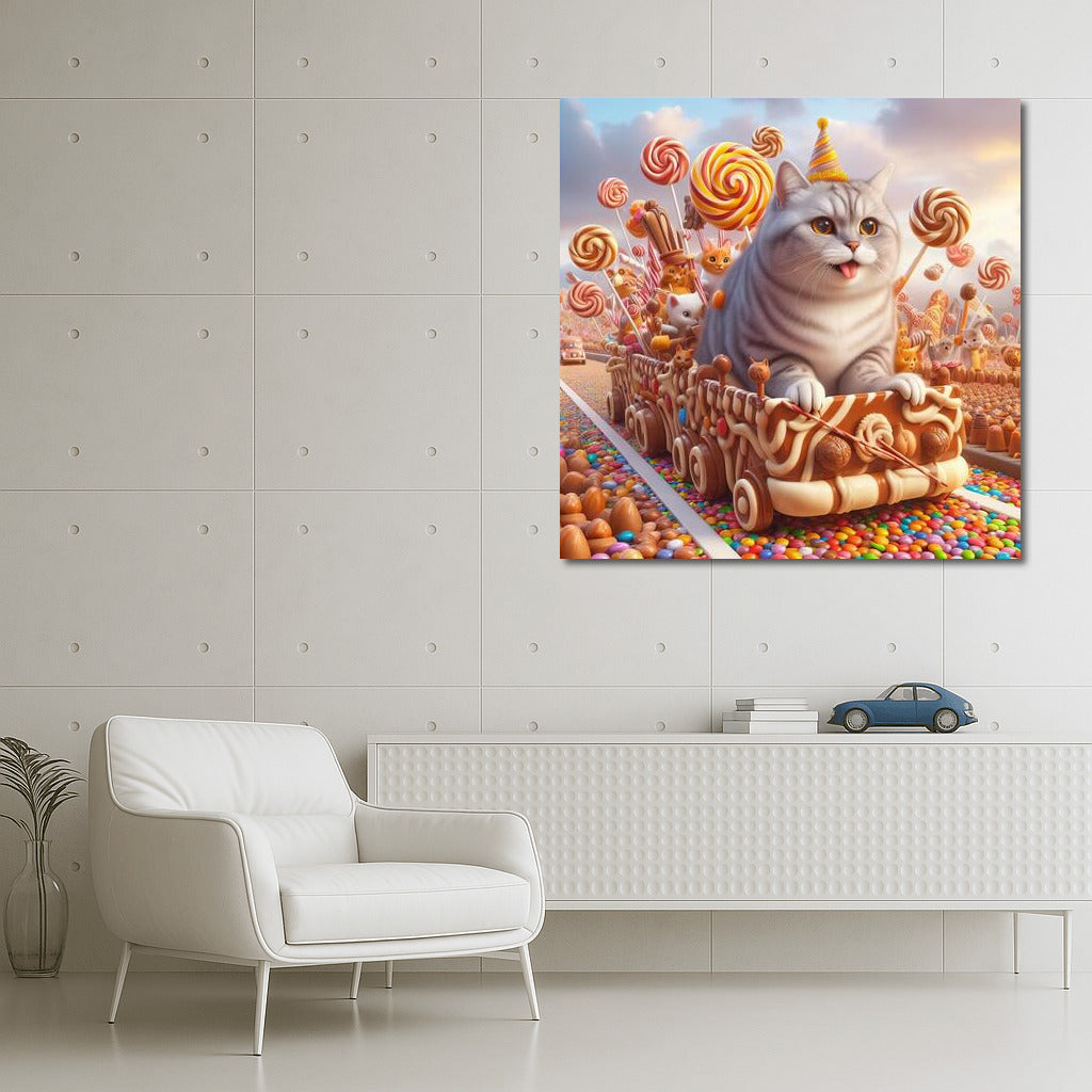 Cat in the Chocolate Candy Parade: Sweet Fantasy