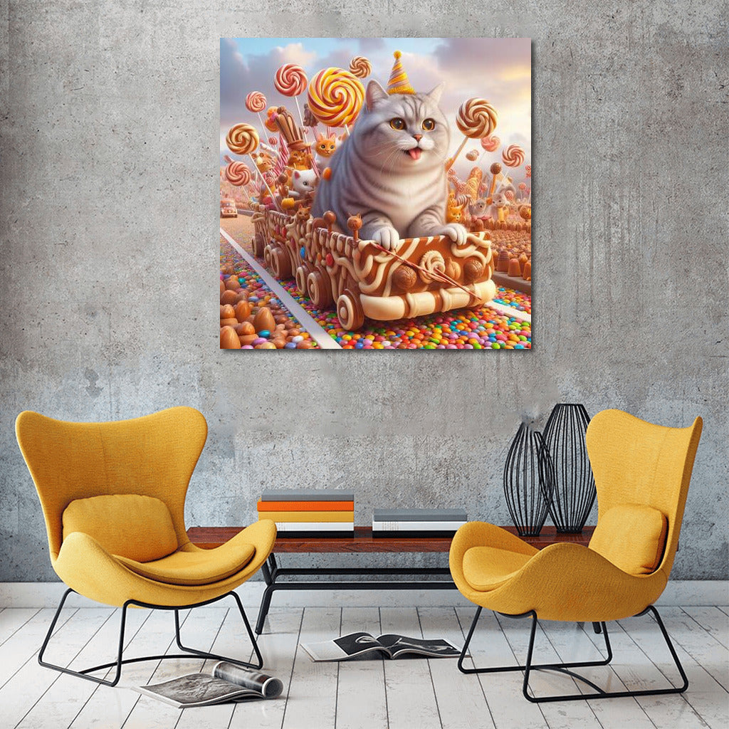 Cat in the Chocolate Candy Parade: Sweet Fantasy