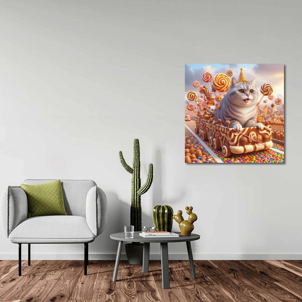 Cat in the Chocolate Candy Parade: Sweet Fantasy