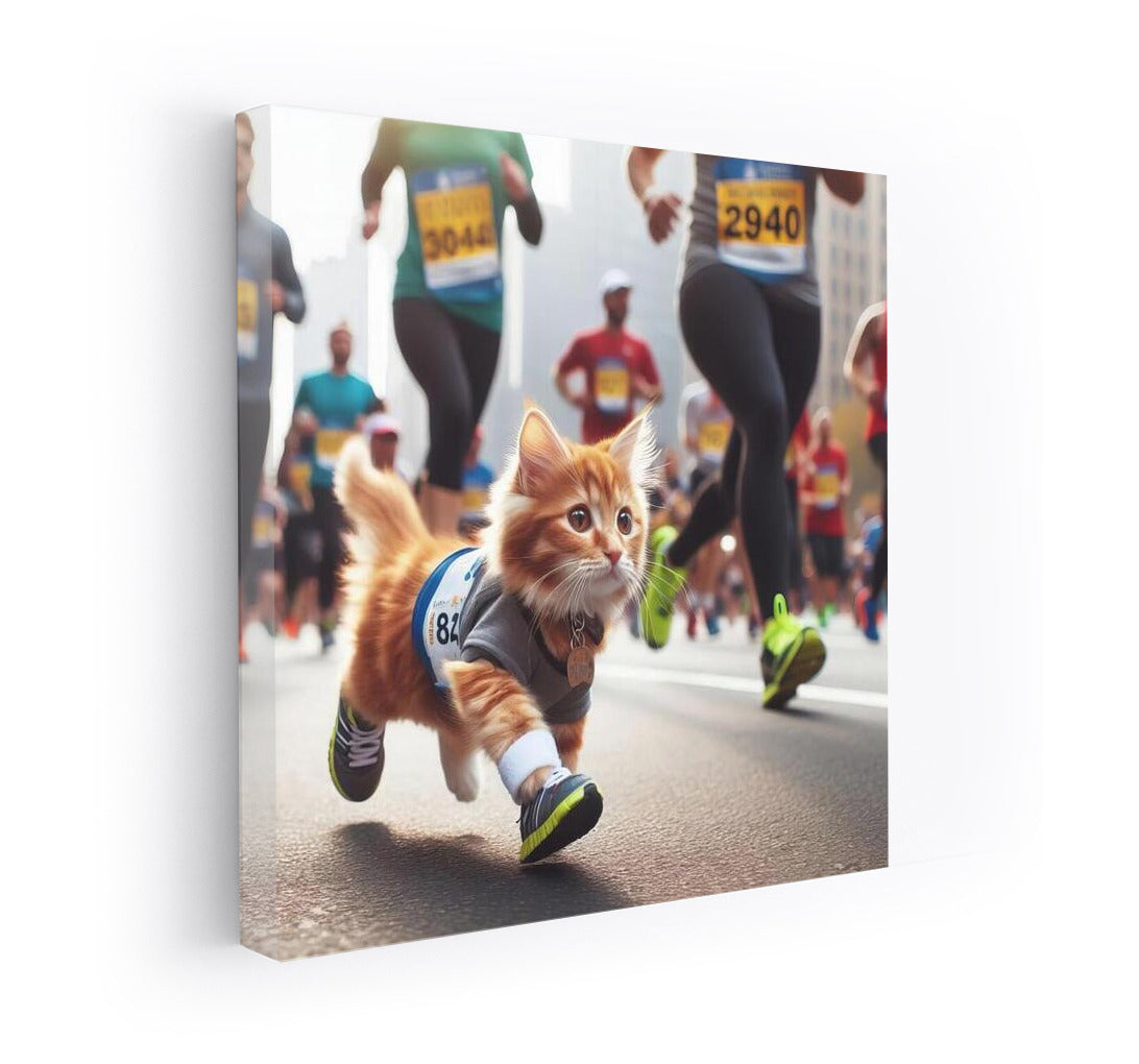 Cat in Sneakers: City Marathon of Smiles