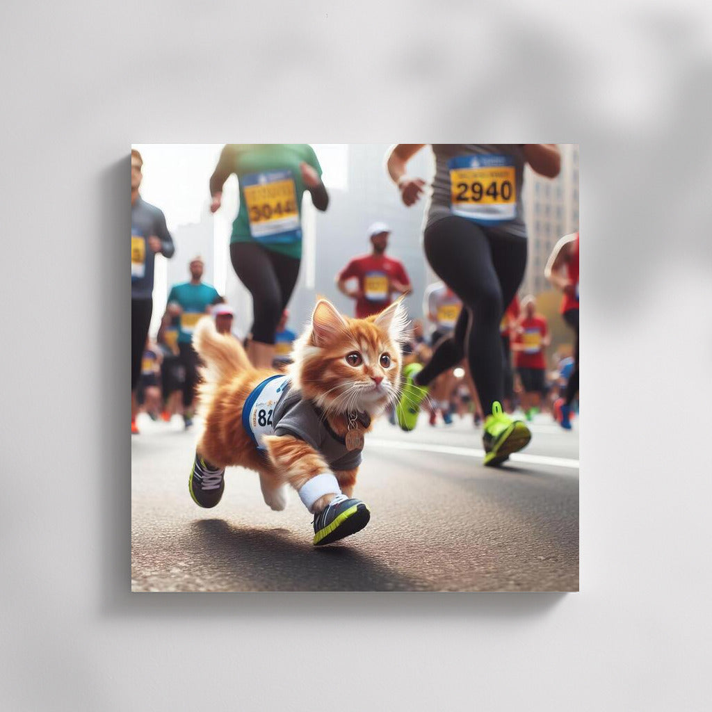 Cat in Sneakers: City Marathon of Smiles