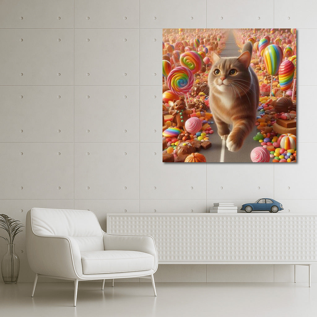 Cat in the Chocolate and Candy Parade
