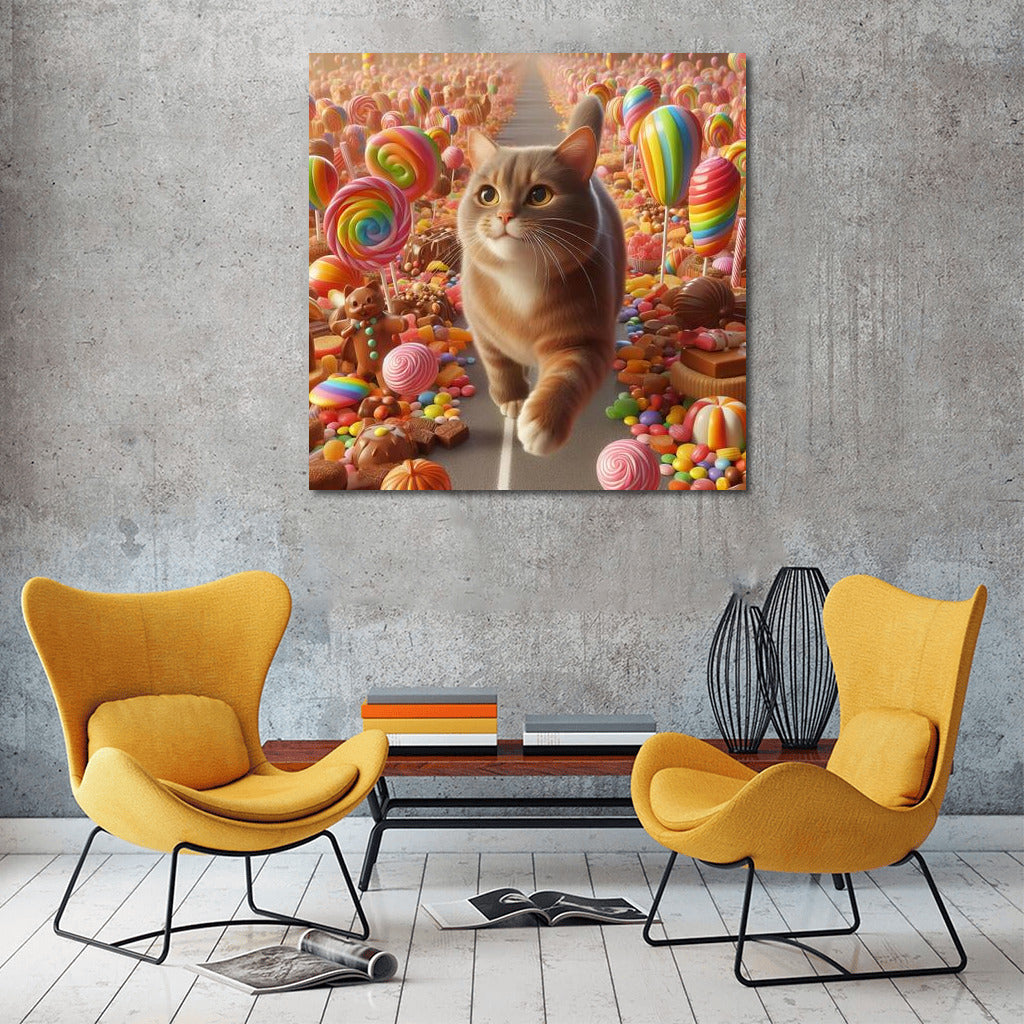 Cat in the Chocolate and Candy Parade