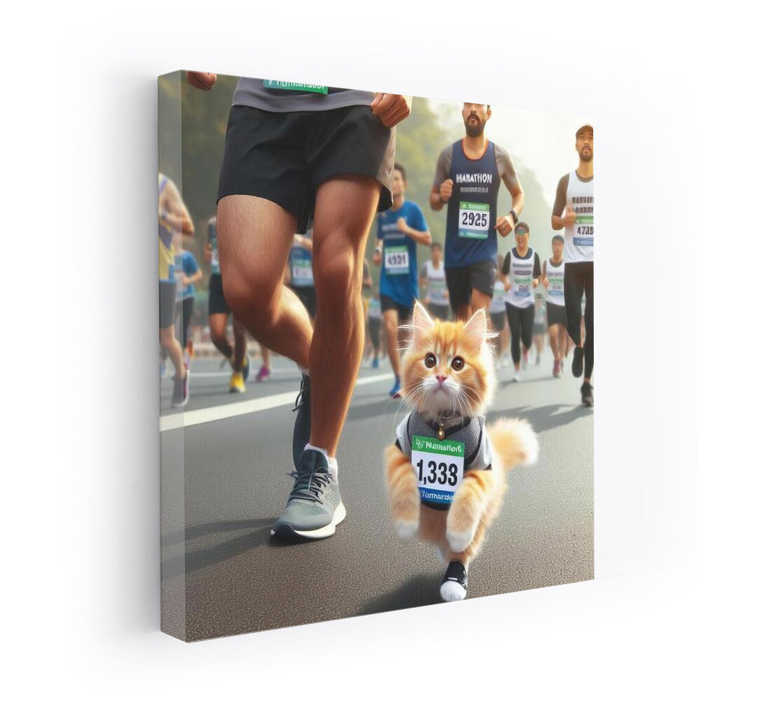 Kitten at the City Marathon: A Sporting Adventure for Cat Lovers