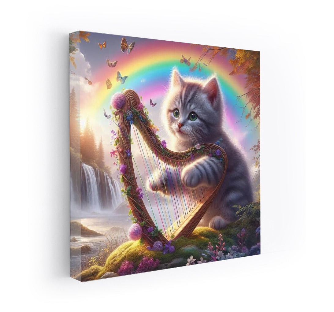 Kitten and the Rainbow Harp: Music That Brings Nature to Life