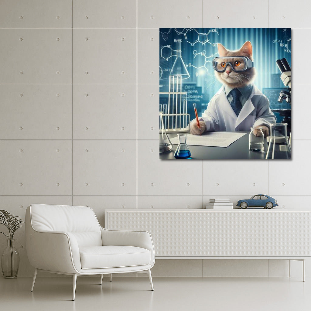 Science Cat in the Lab: Experiments and Discoveries