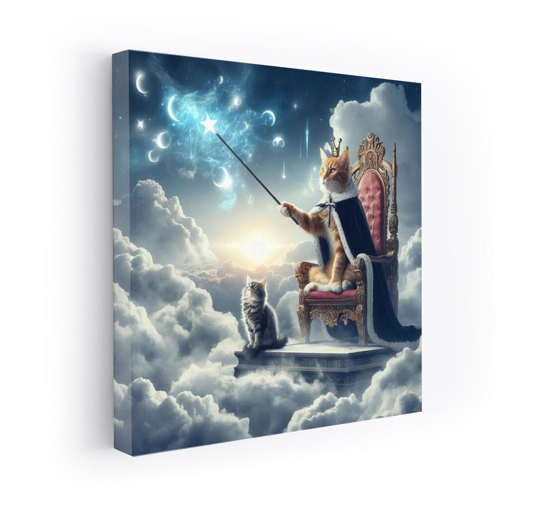 Magical Cat on the Cloud Throne: Weather Master