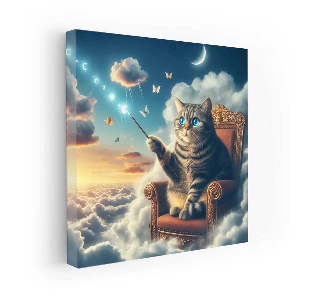 Magical Cat on the Cloud Throne: Weather Control