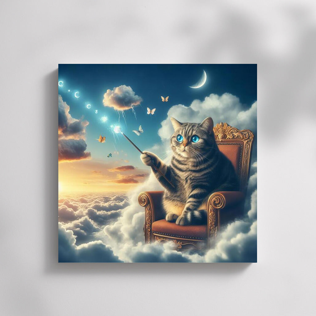 Magical Cat on the Cloud Throne: Weather Control