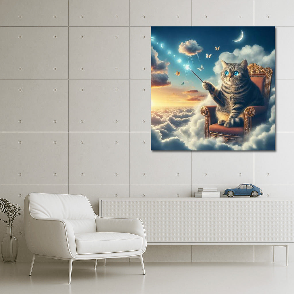 Magical Cat on the Cloud Throne: Weather Control
