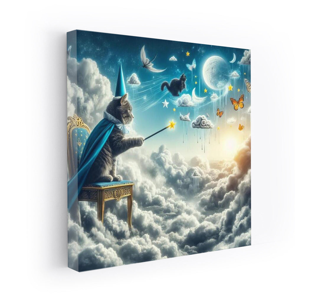Magical Cat on the Cloud Throne: Weather Control