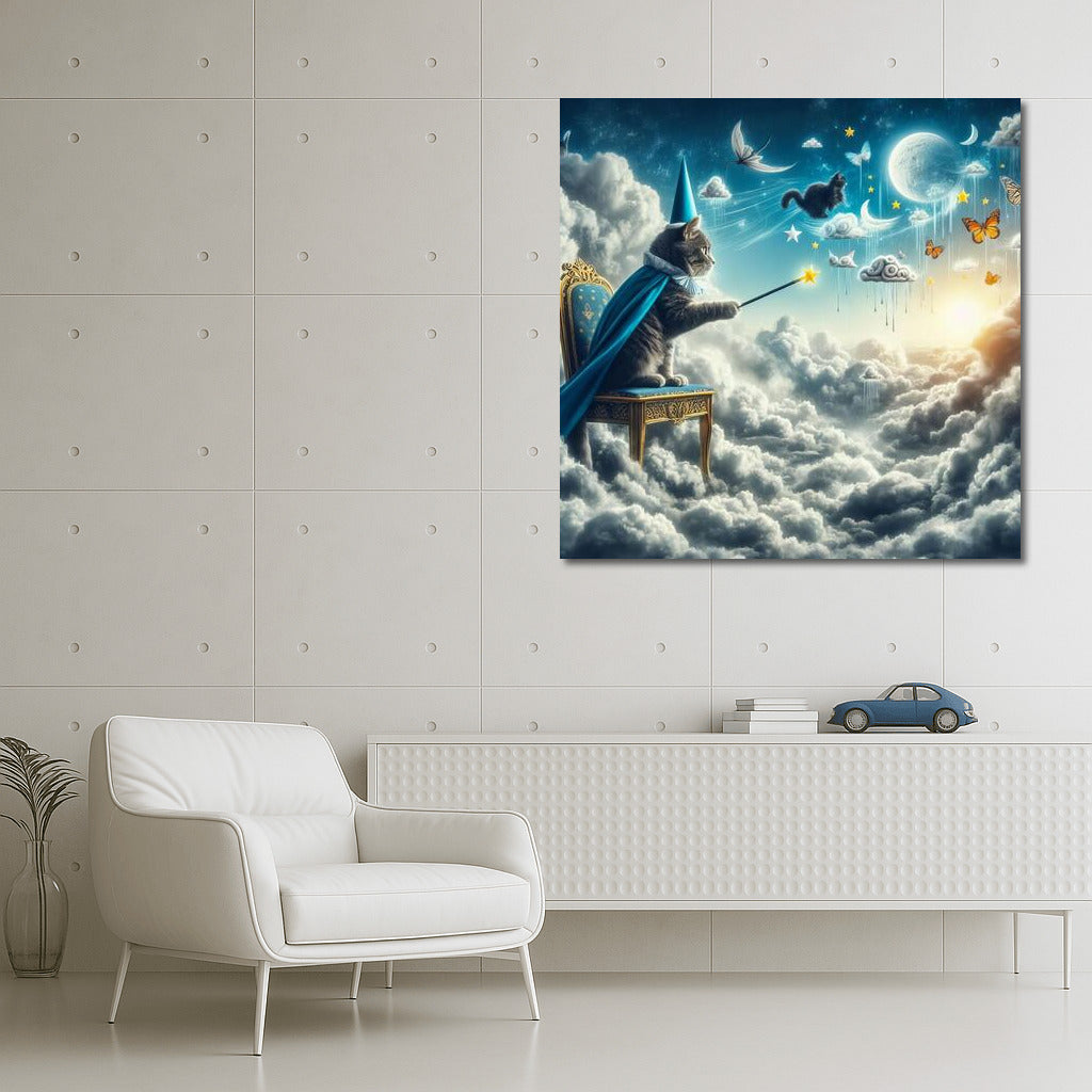 Magical Cat on the Cloud Throne: Weather Control