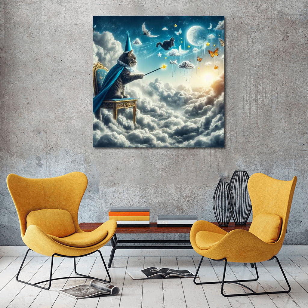 Magical Cat on the Cloud Throne: Weather Control