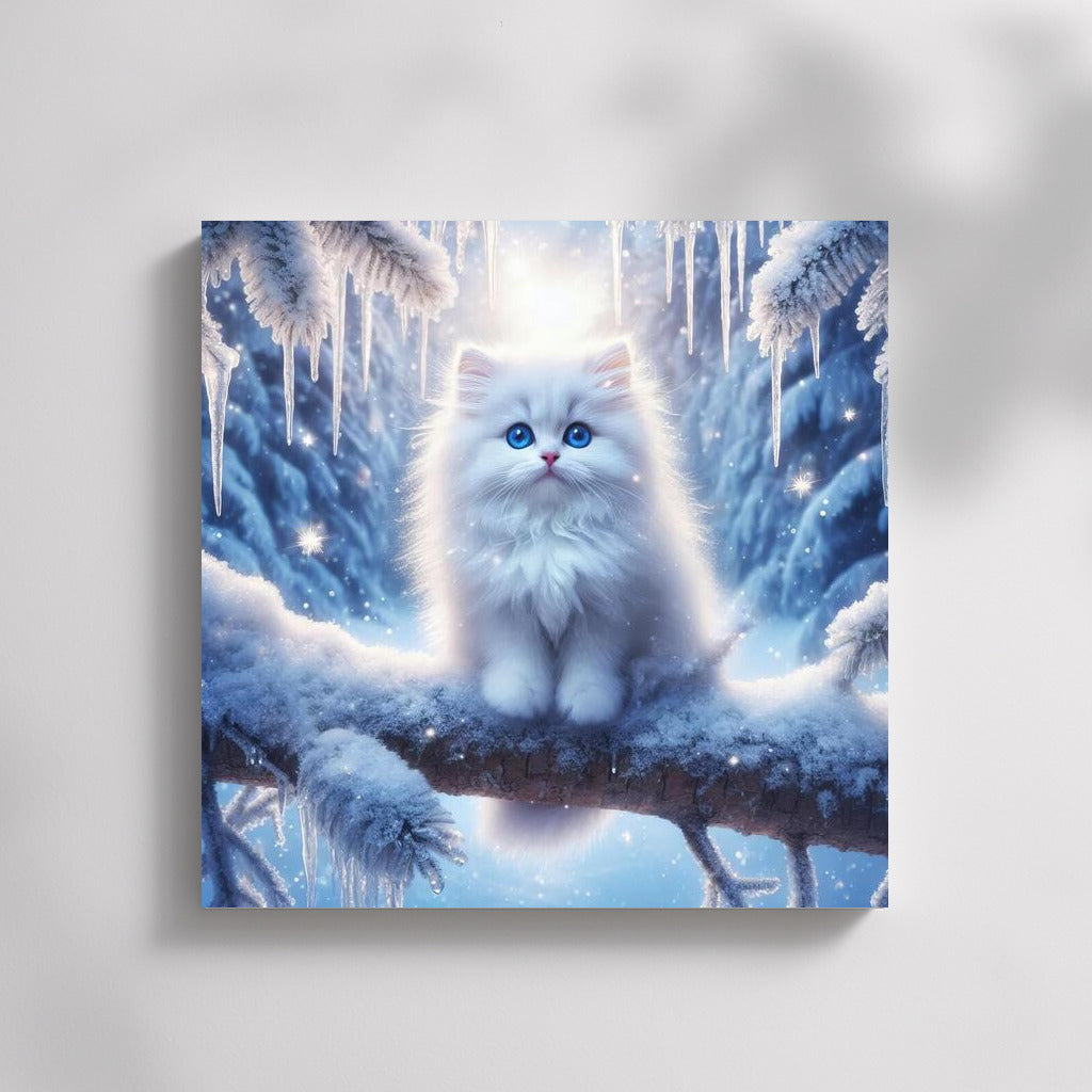 Fluffy Cat in Snow Wonder World 3: Winter Fairytale