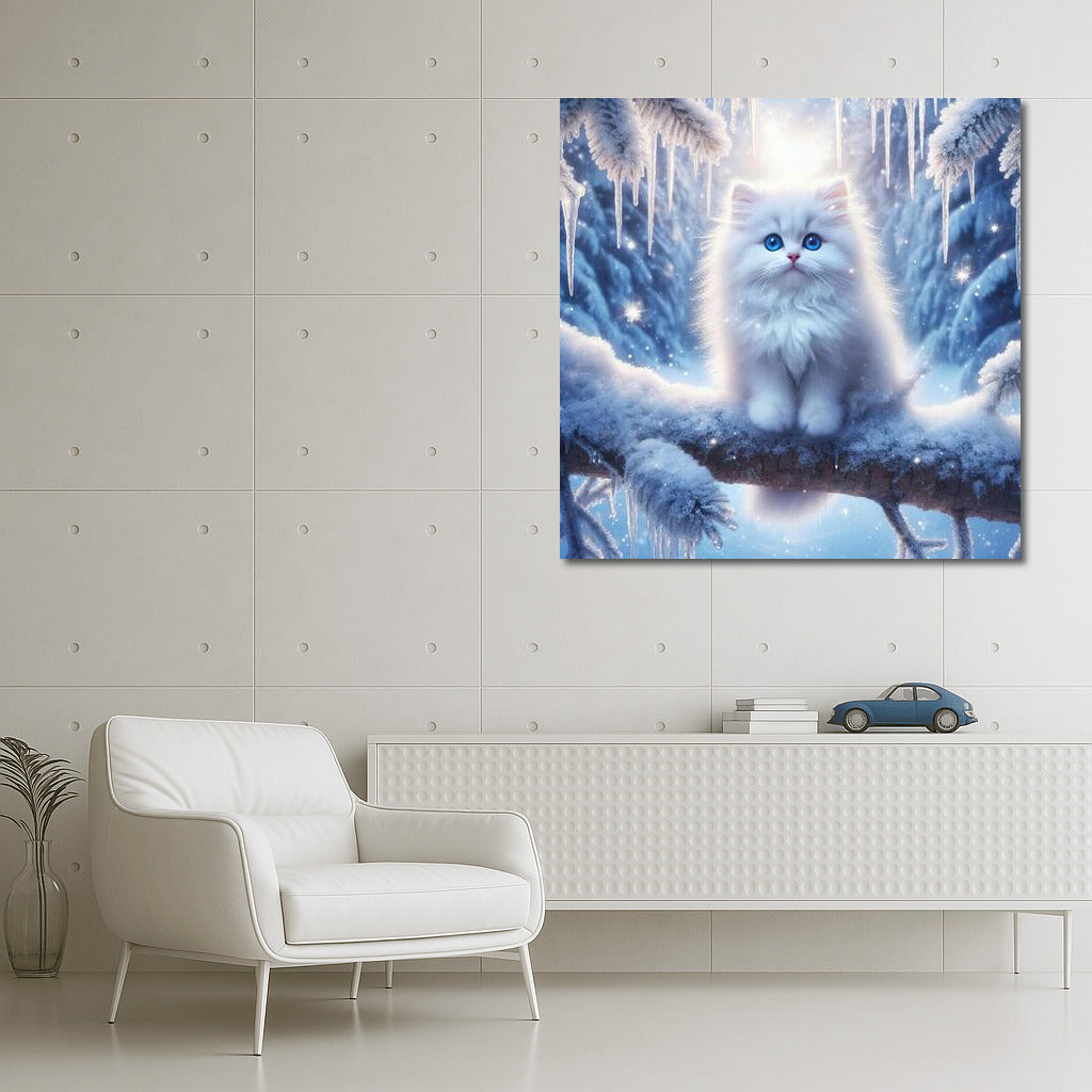 Fluffy Cat in Snow Wonder World 3: Winter Fairytale
