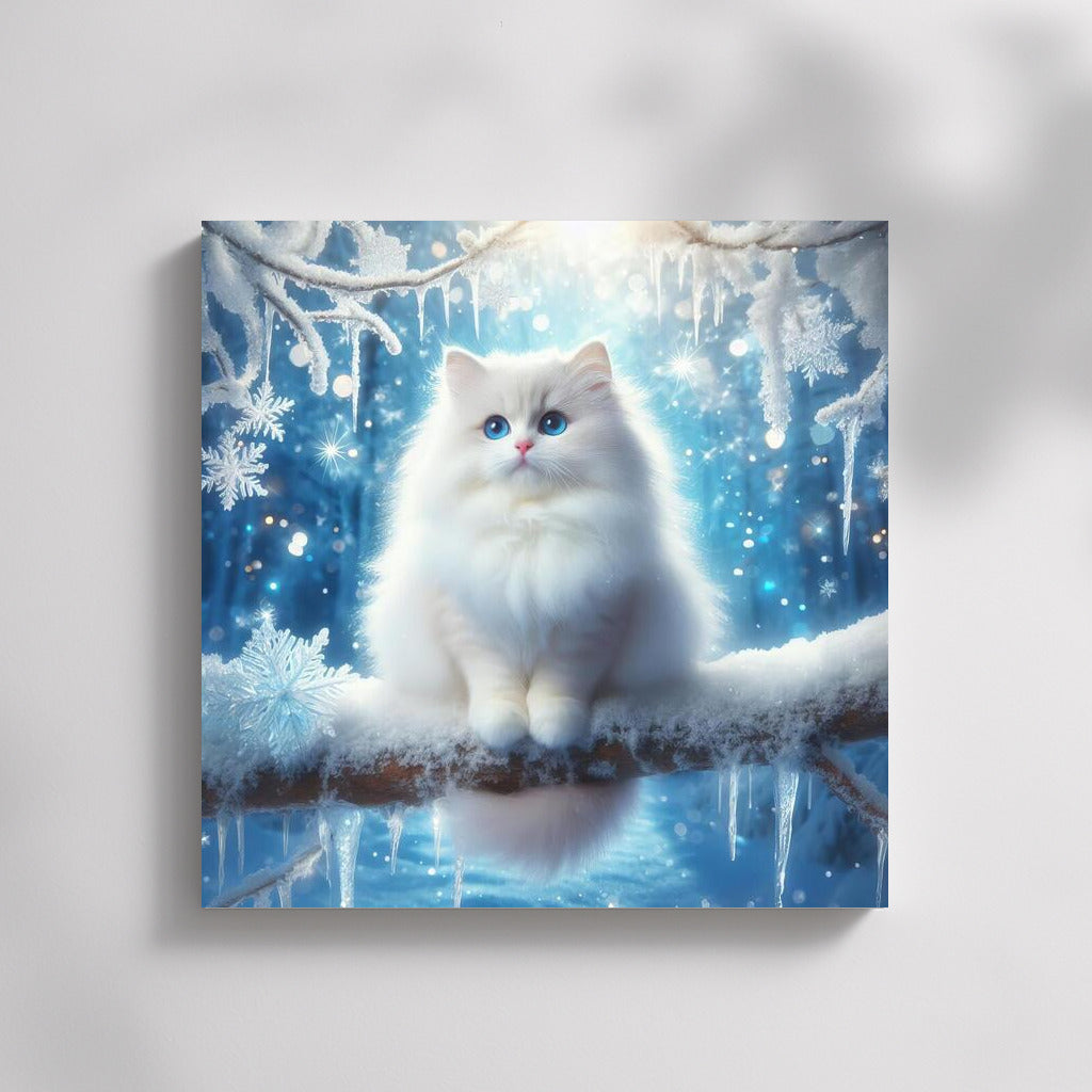 Charming Cat in the Winter Kingdom: Snow Miracle