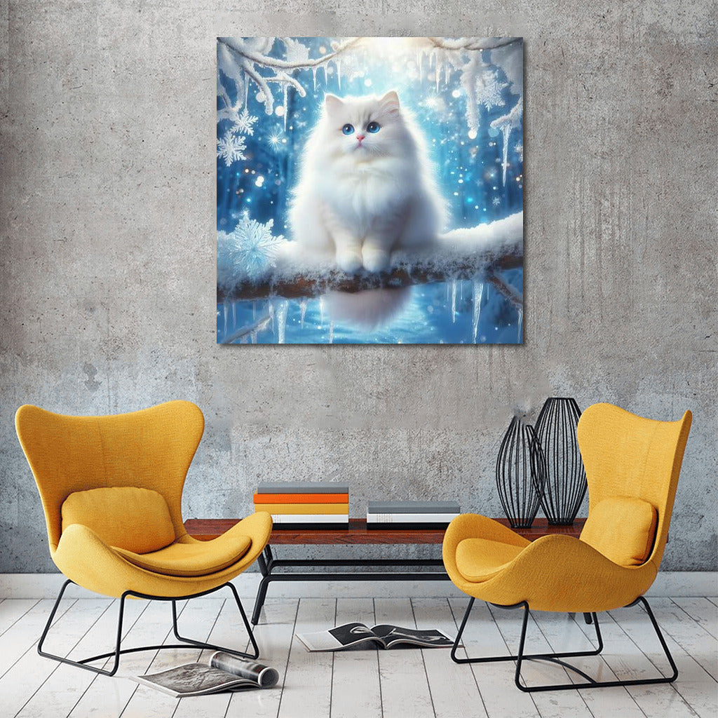 Charming Cat in the Winter Kingdom: Snow Miracle