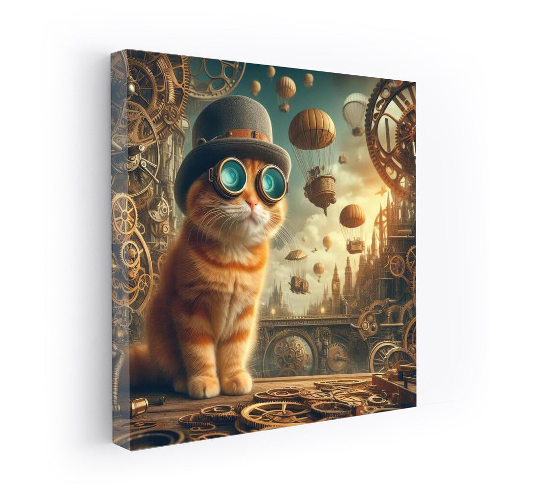 Steampunk Cat in the Hat: The Adventure Begins!