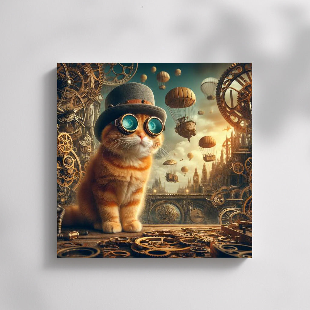 Steampunk Cat in the Hat: The Adventure Begins!