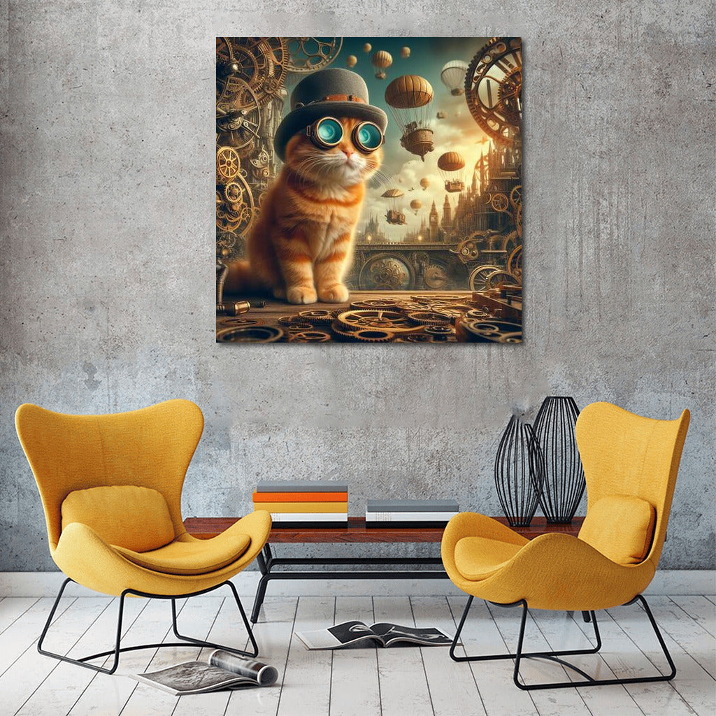 Steampunk Cat in the Hat: The Adventure Begins!