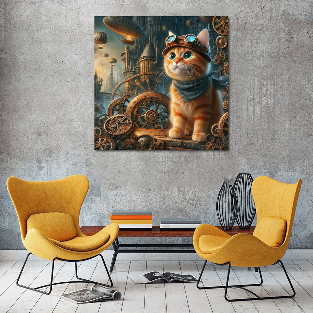 Steampunk Explorer Cat: Adventure 2