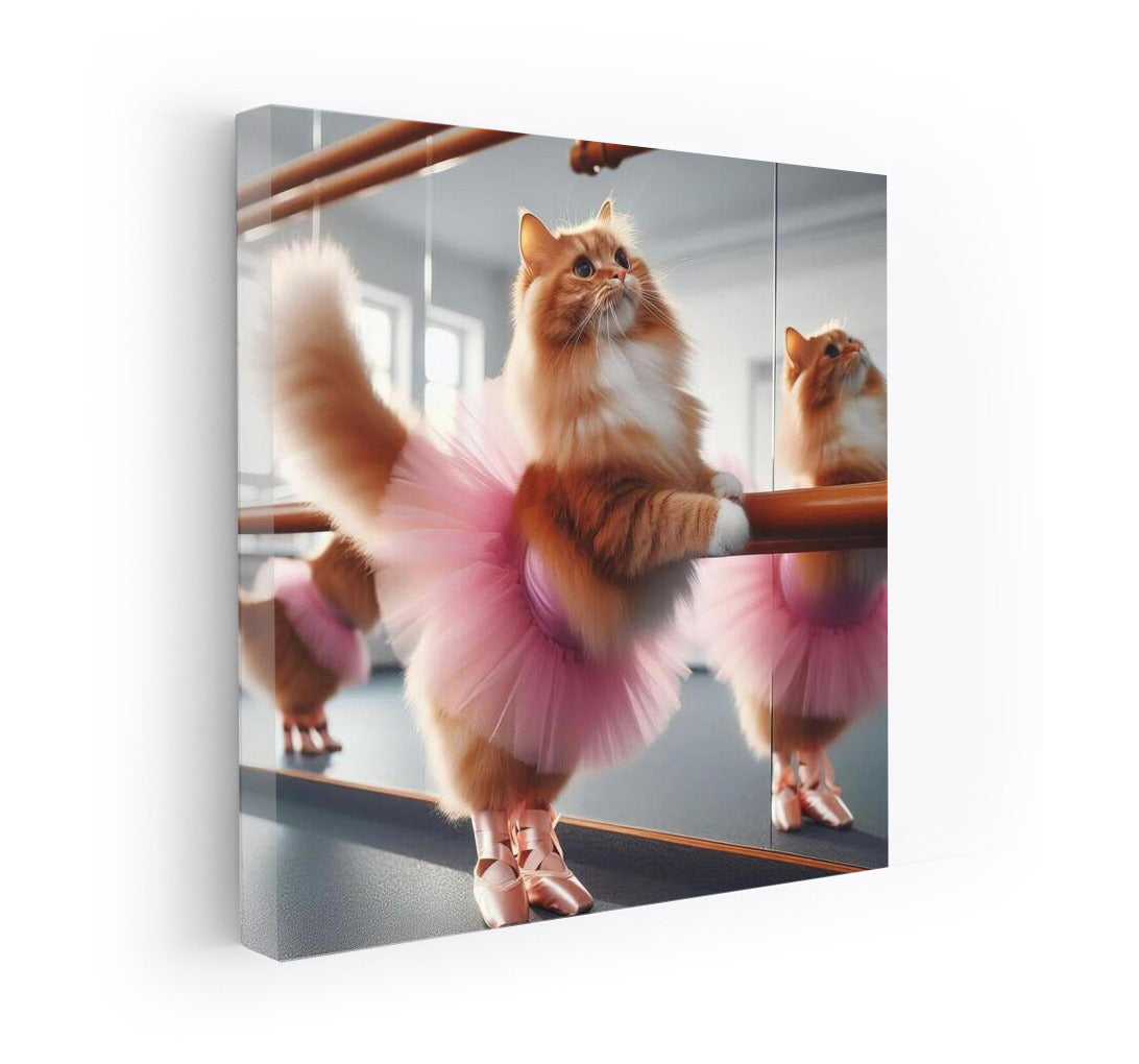 Ballet Cat: Grace in the Dance Studio