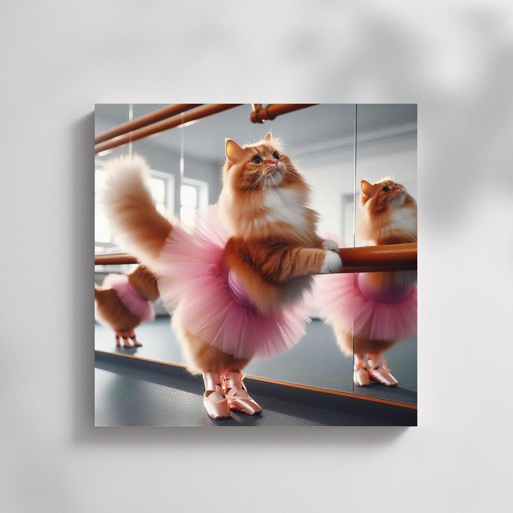 Ballet Cat: Grace in the Dance Studio