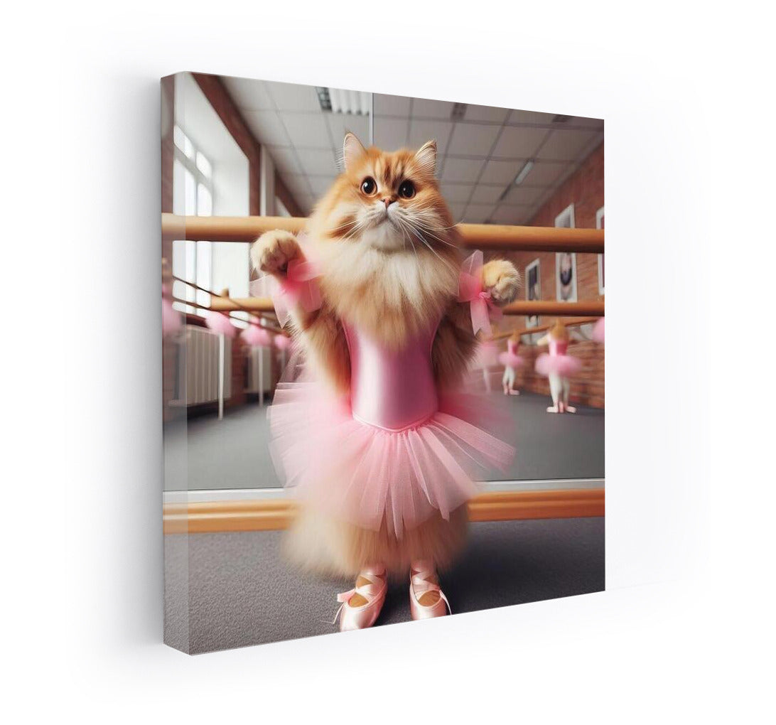 Ballet Cat: Grace in the Dance Studio