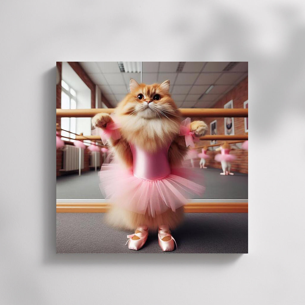 Ballet Cat: Grace in the Dance Studio