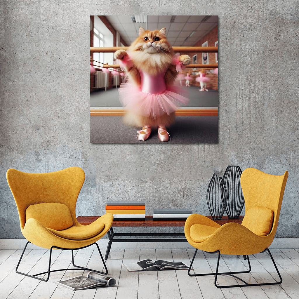 Ballet Cat: Grace in the Dance Studio