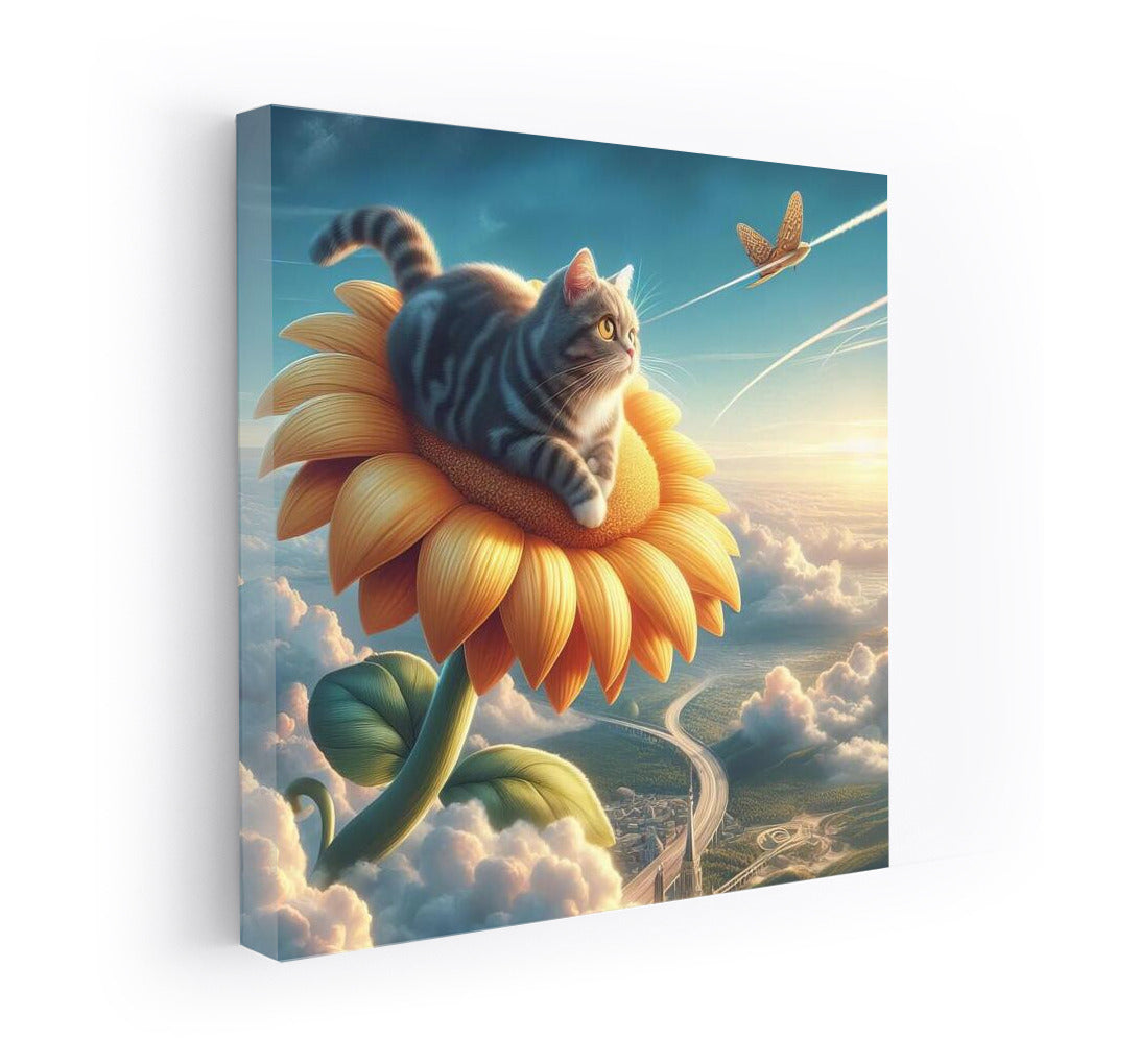Cat on a Giant Flower: Journey Around the World
