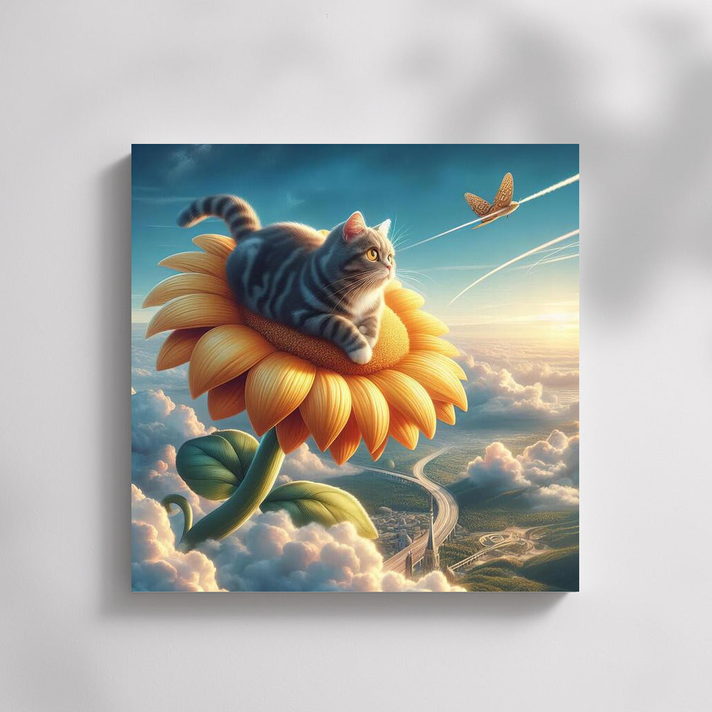 Cat on a Giant Flower: Journey Around the World