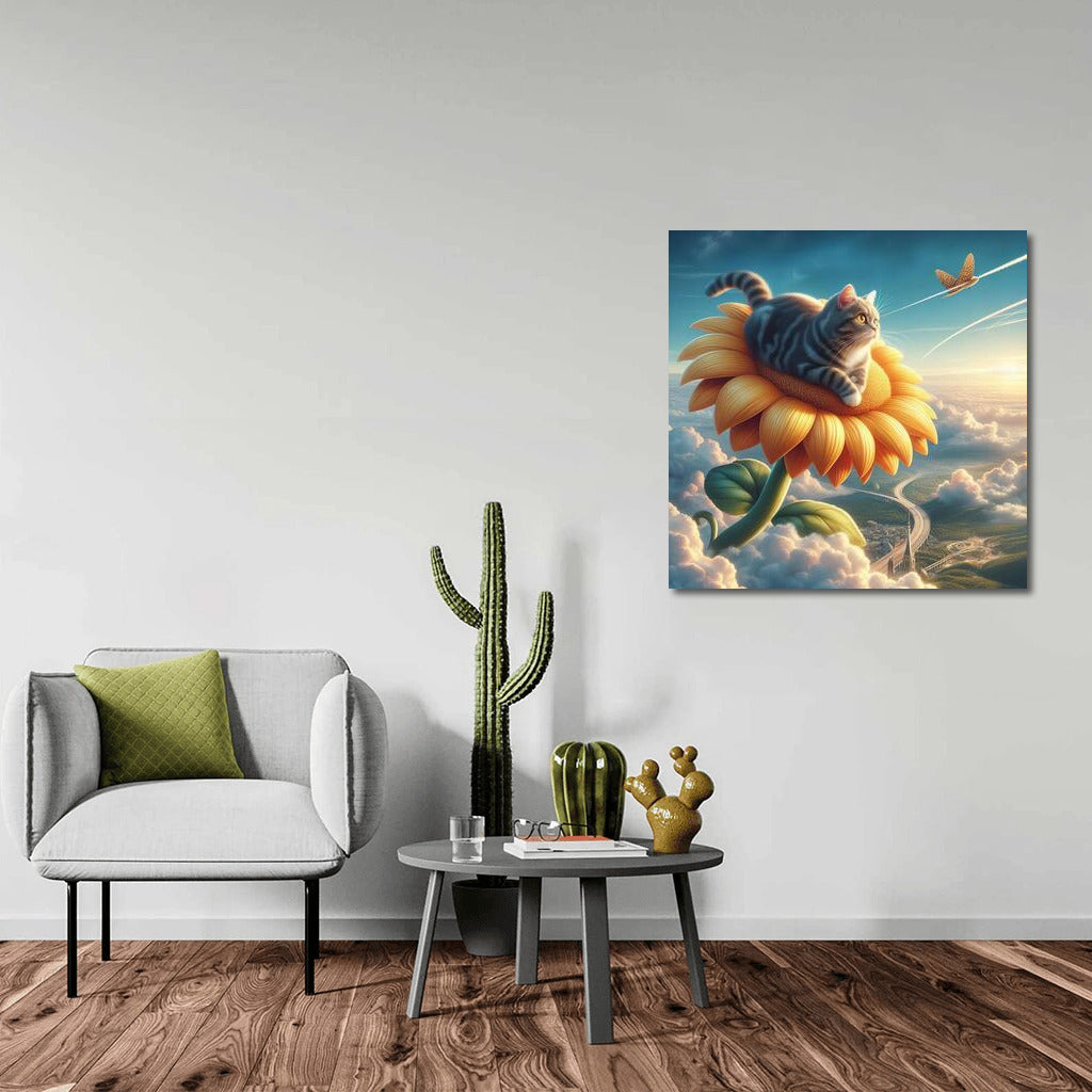 Cat on a Giant Flower: Journey Around the World