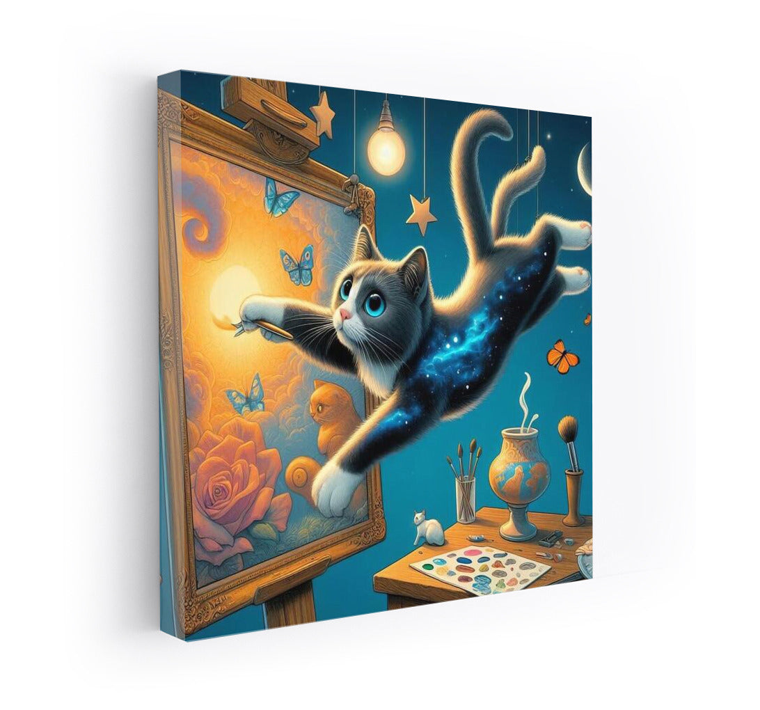 Space Cat: Magical Jumps Between Pictures