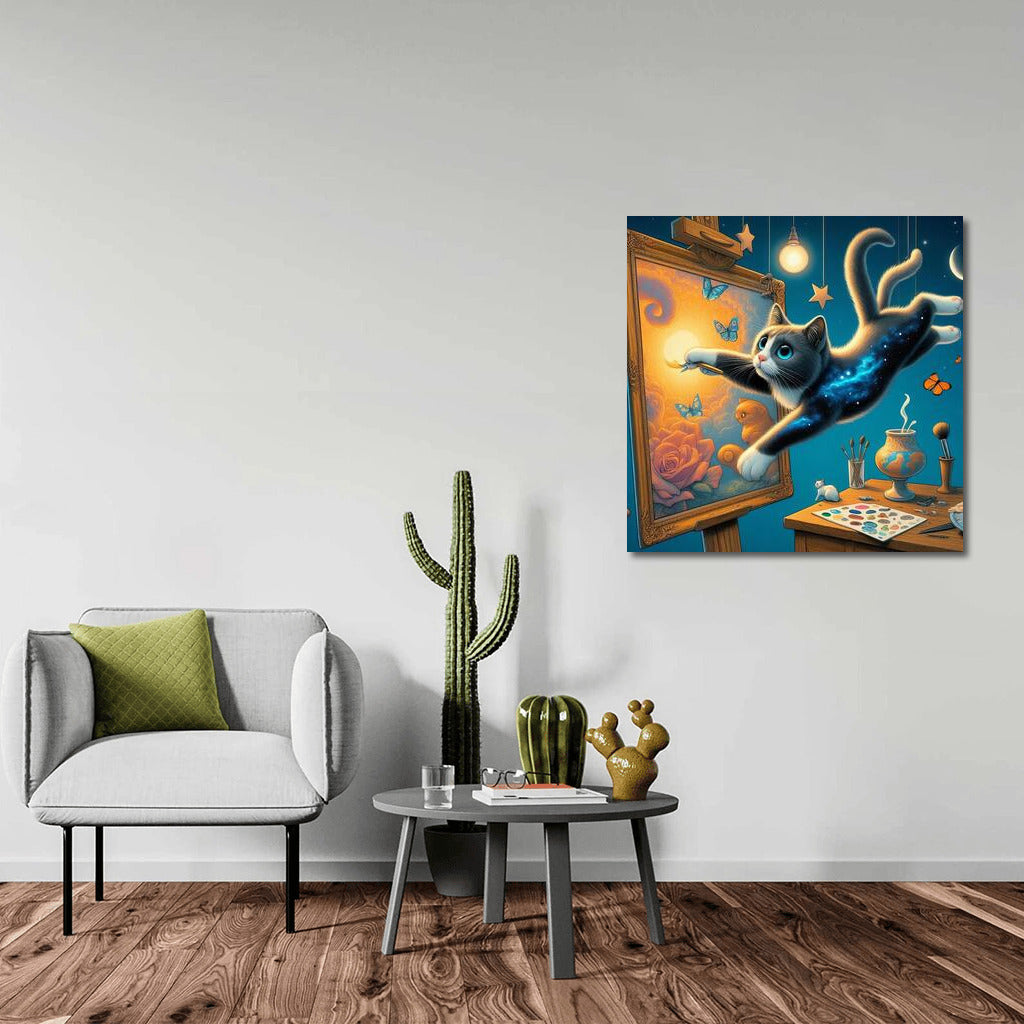 Space Cat: Magical Jumps Between Pictures