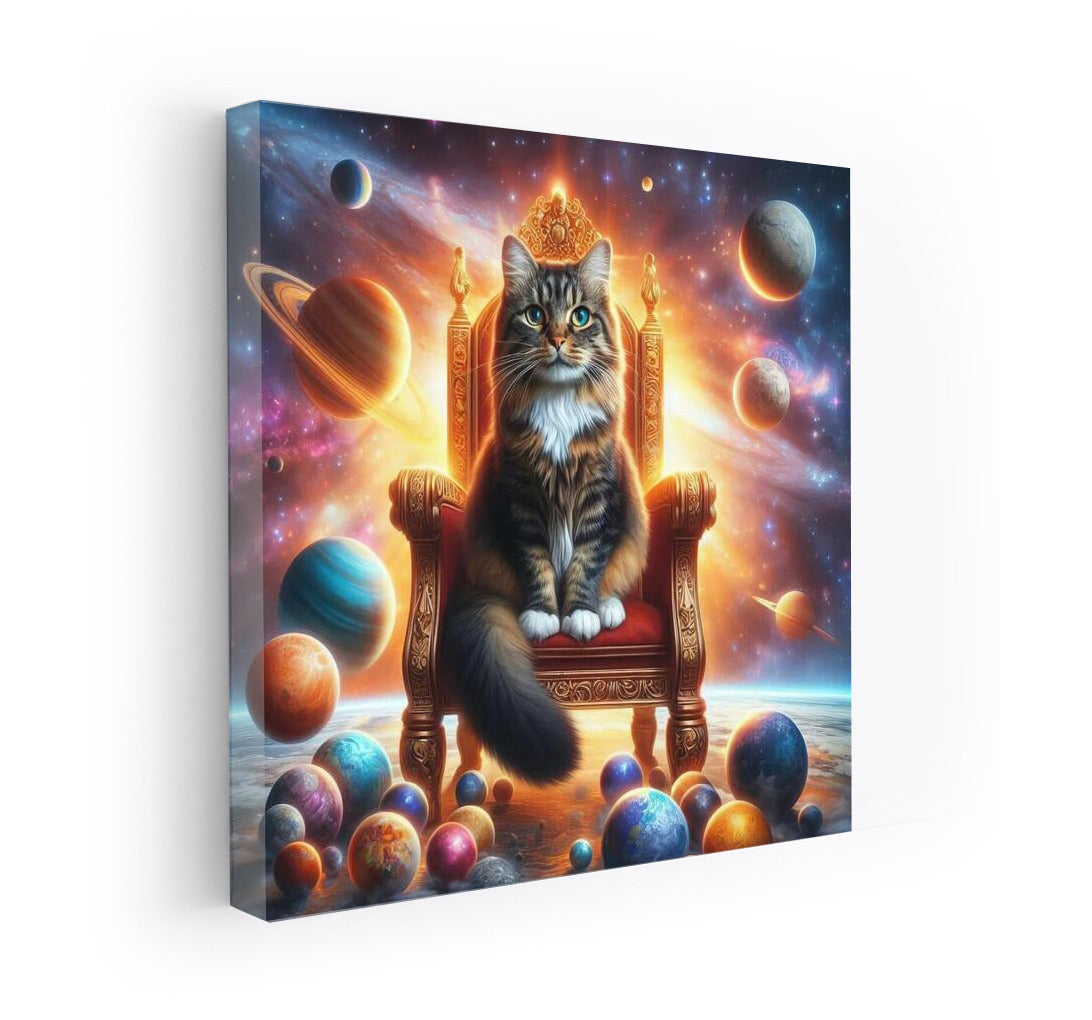 Space Cat Emperor on the Throne: Lord of the Planets at the Center of the Galaxy