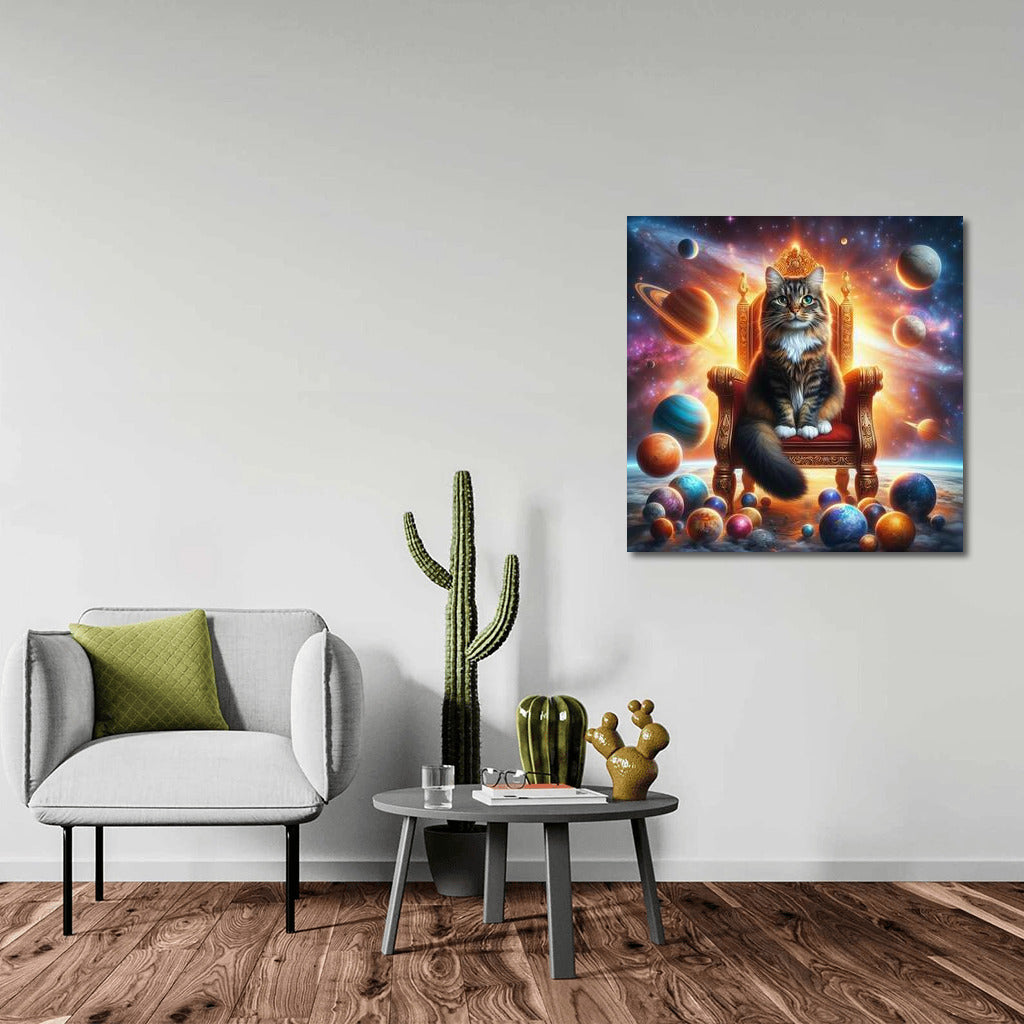 Space Cat Emperor on the Throne: Lord of the Planets at the Center of the Galaxy