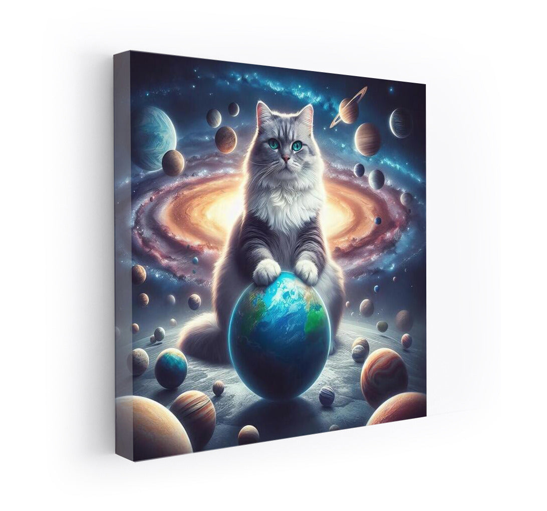 Space Cat on the Throne: Master of the Galaxy and Player of Planets
