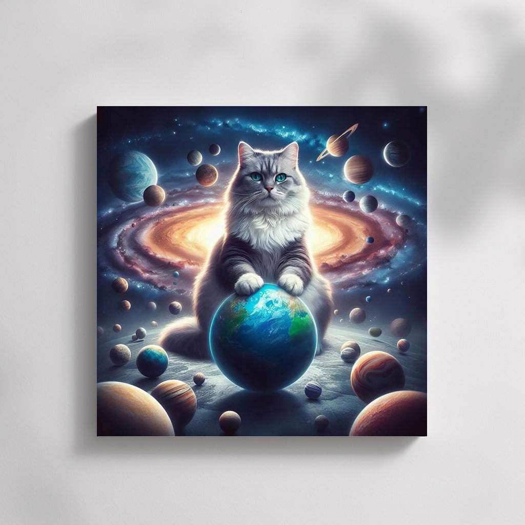 Space Cat on the Throne: Master of the Galaxy and Player of Planets