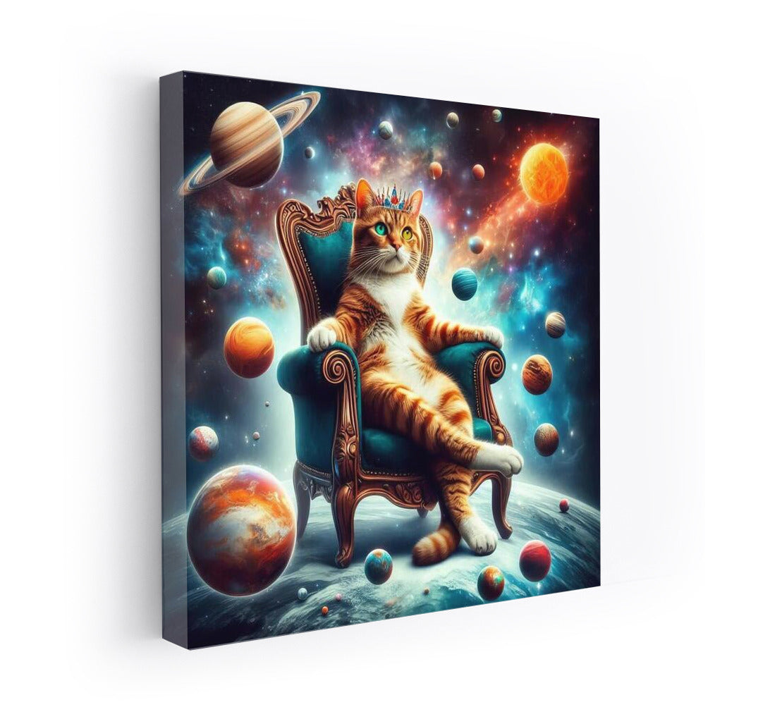Space Cat Emperor: Master of the Galaxy Plays with the Planets